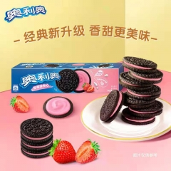 奥利奥草莓味夹心饼干 116g/盒 2盒/组