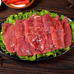 新鲜黄牛肉片