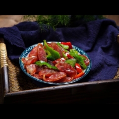 青椒炒腊香肠 +米饭