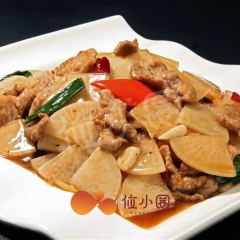 萝卜条腊肉
