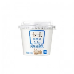 CLASSY.KISS 卡士 鲜酪乳3.3g 风味发酵乳 优质乳蛋白 100g/杯 3杯
