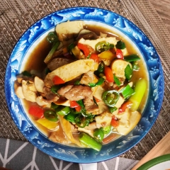 盐豆腐炒肉