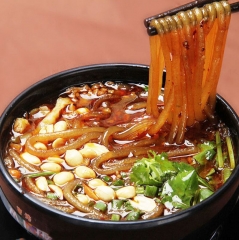 酸辣粉（土豆粉）+麻辣牛肉