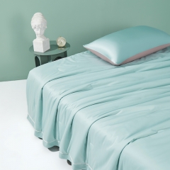 晋帛家纺80支全棉大豆夏被空调被可水洗单双人夏天抗菌薄被芯被子